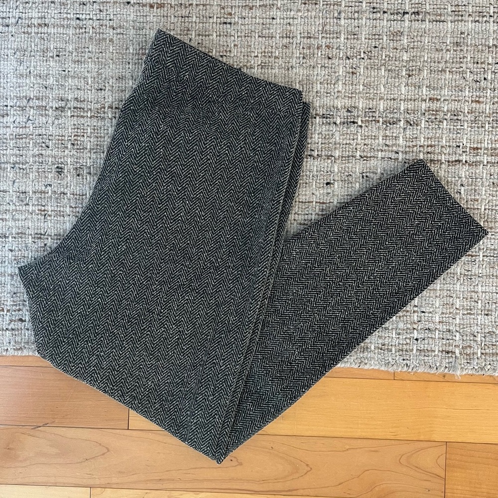 Joe Fresh Monochrome Herringbone Trousers size XL